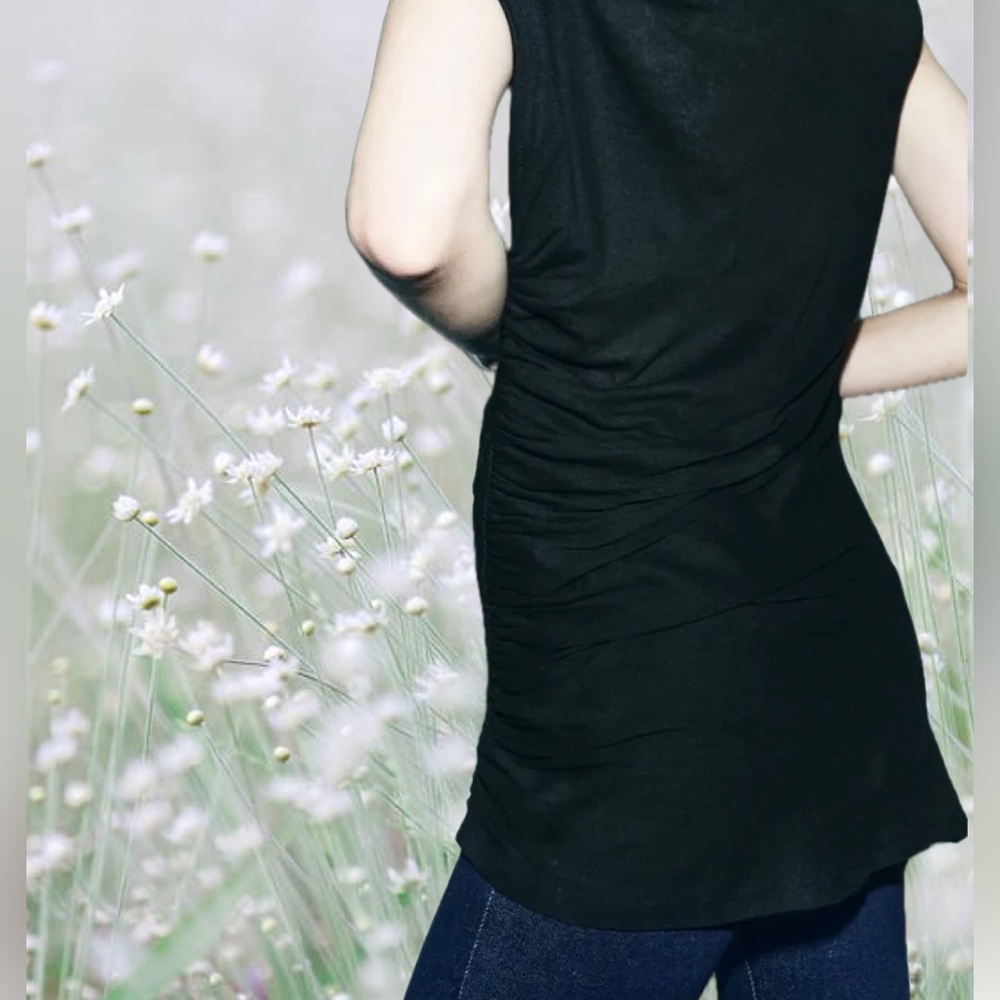 NEW BLACK ZARA TOP - Picture 4 of 10